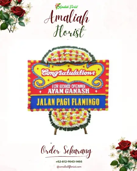 Sewa Papan Bunga Bojong Menteng